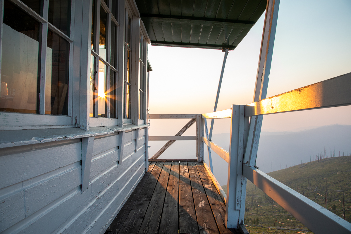 view from a lookout tower